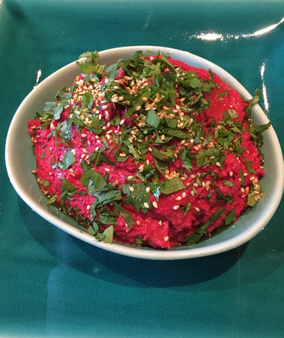 beetroot houmous